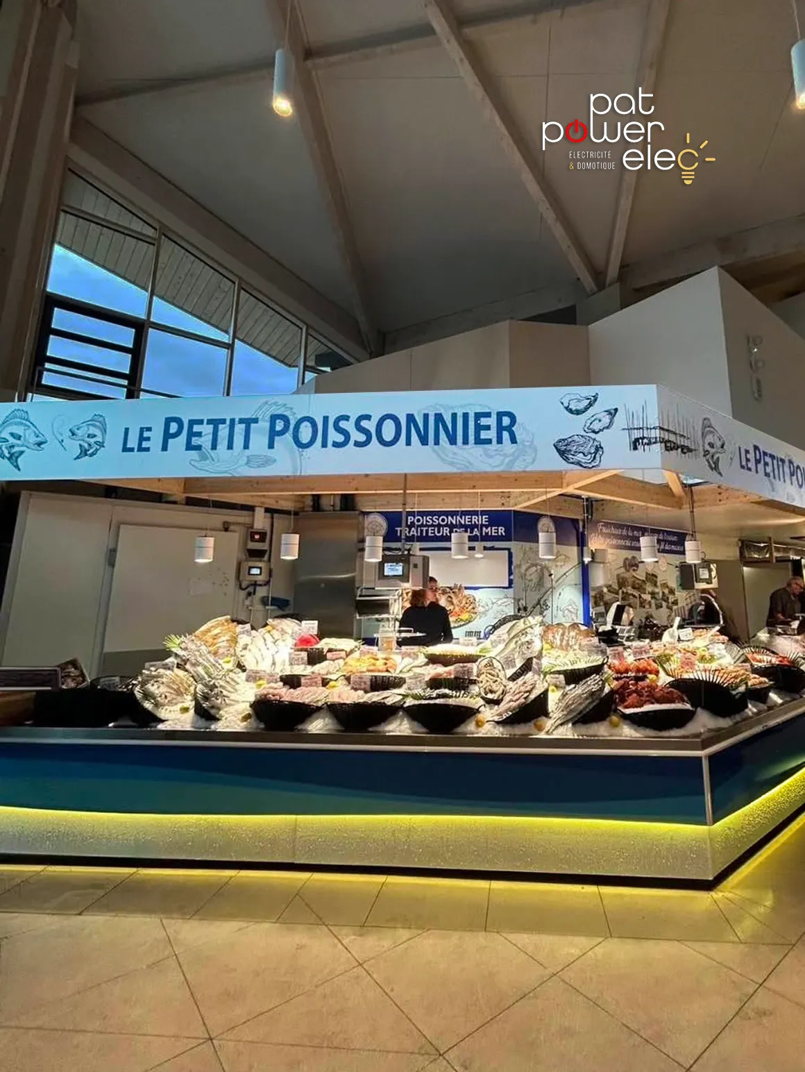 Lumière Marché couvert Andernos les bains